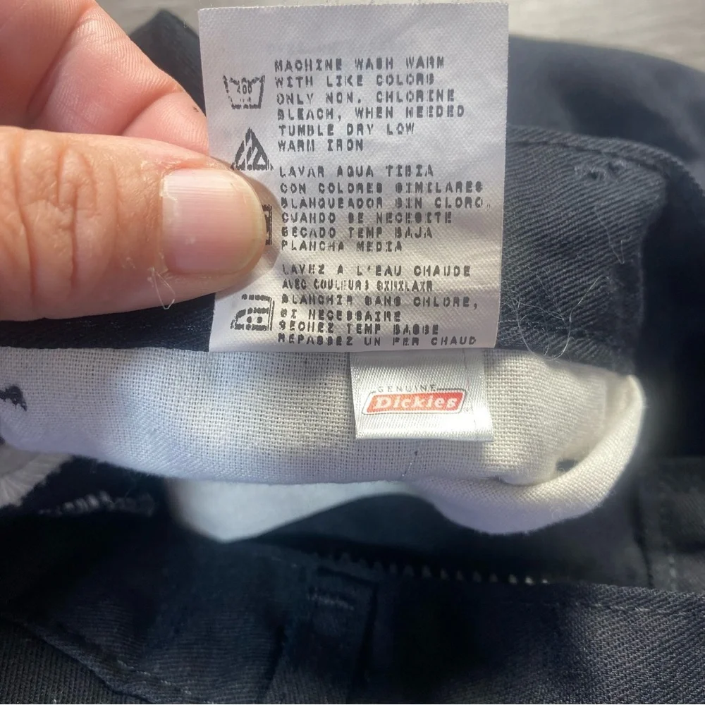 Dickies Cargo Shorts Black Size 34 Men’s Work Utility Shorts - Picture 3 of 9